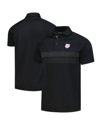 Men's Black NHL Hockey Fights Cancer Draft Day Mason Polo Shirt