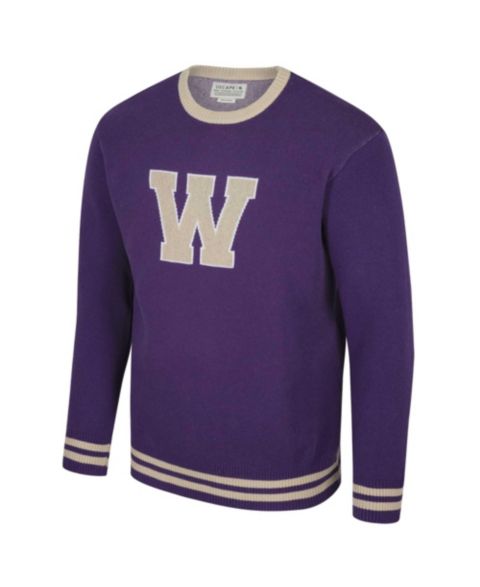 Свитер Uscape Apparel Purple Washington Huskies Renew Knit Vintage Pullover