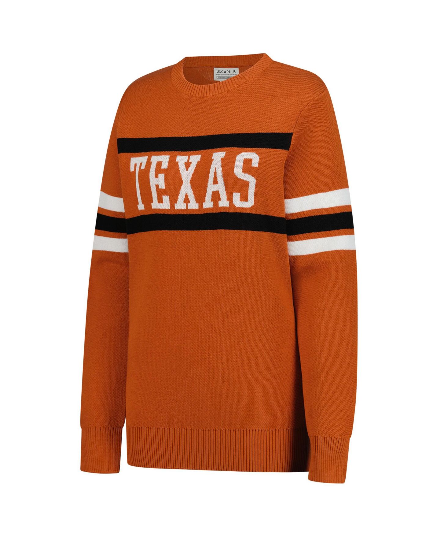 Мужской свитер Uscape Apparel and Texas Orange Texas Longhorns Renew Knit Vintage — фото 2