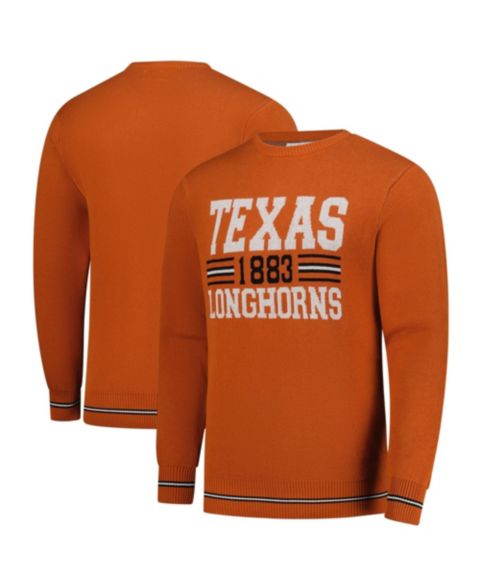 Свитер Uscape Apparel Burnt Orange Texas Longhorns Renew Knit Vintage Retro