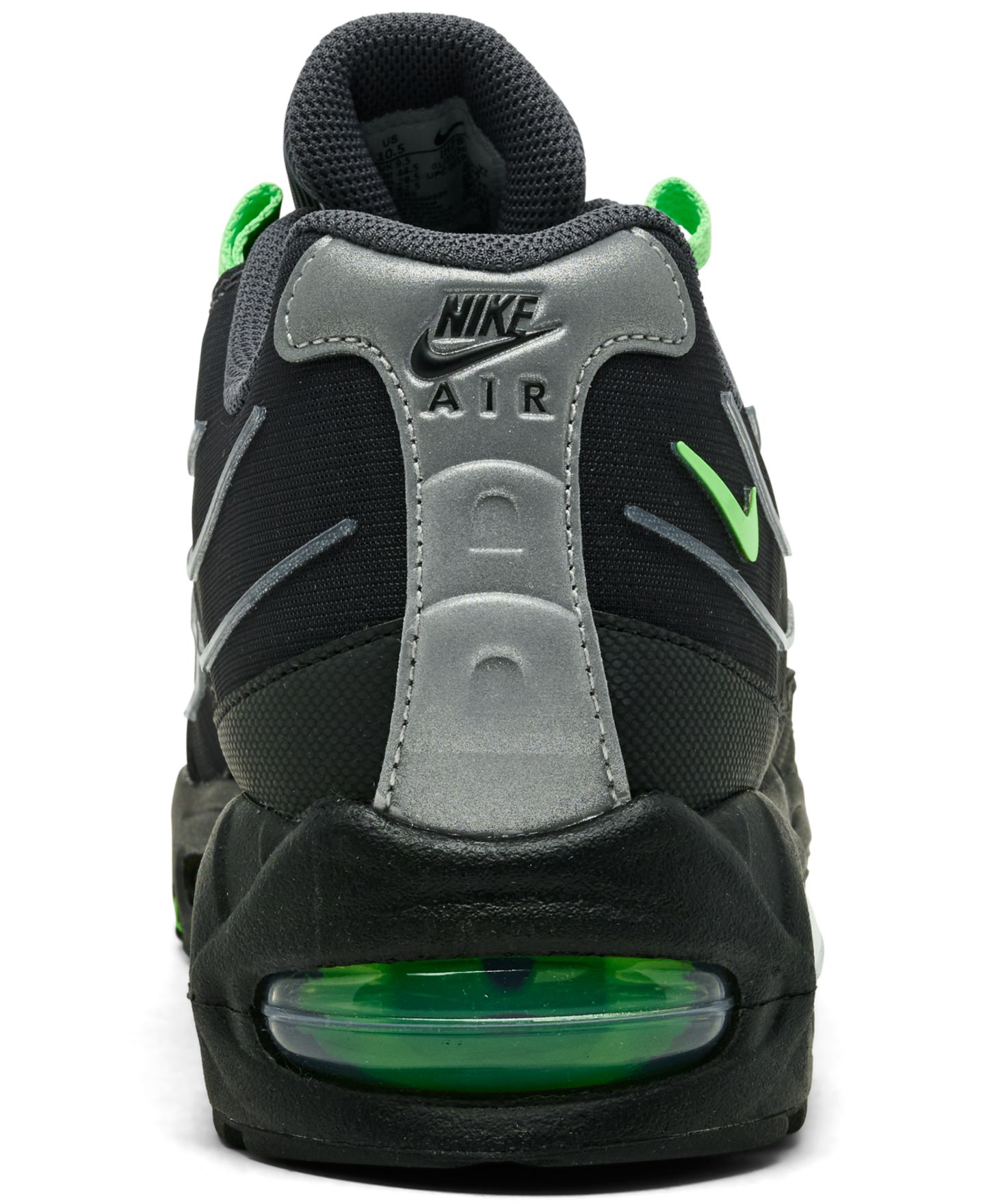 Мужские кроссовки Nike Air Max 95 Big Bubble Tech Casual, цвет: Серый / Серебристый — фото 4