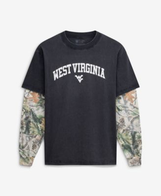 Men's Black/Camo West Virginia Mountaineers Back Bay Twofer Heavyweight Long Sleeve T-Shirt