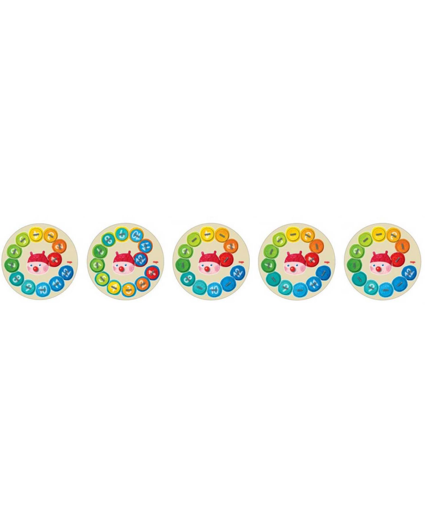 Детские игрушки Haba Rainbow Caterpillar Two-in-One Fine Motor Threading Game, 27-Piece, Ages 3+, цвет: Синий — фото 6
