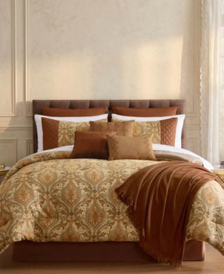 Corigen Damask 14-Piece Comforter Set, King
