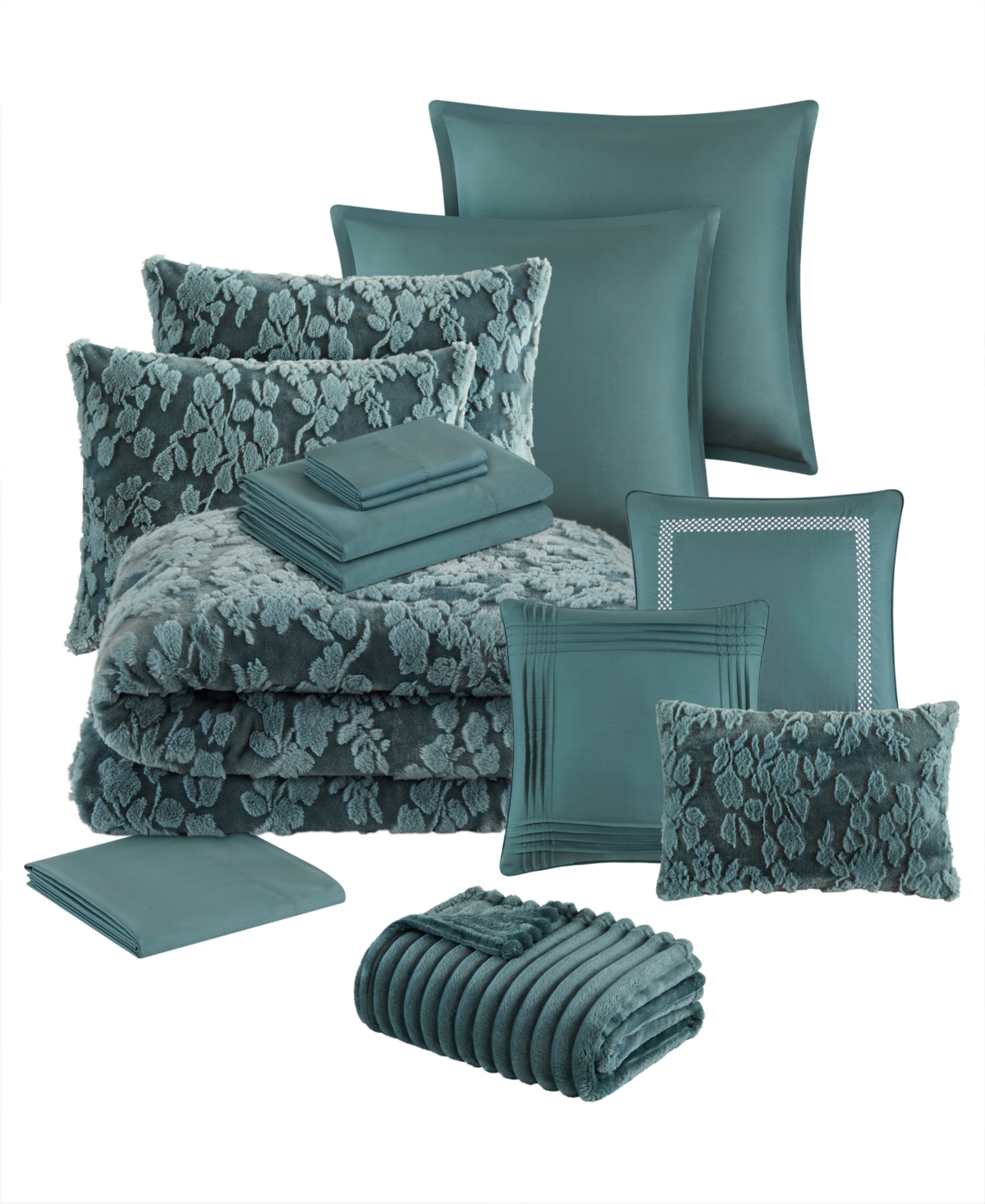 Macy's Landry Floral 14-Piece Comforter Set