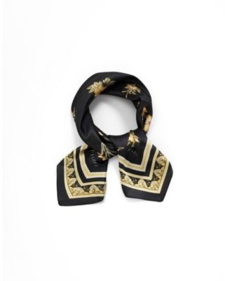 Women's Nouveau Floral Small Square Scarf