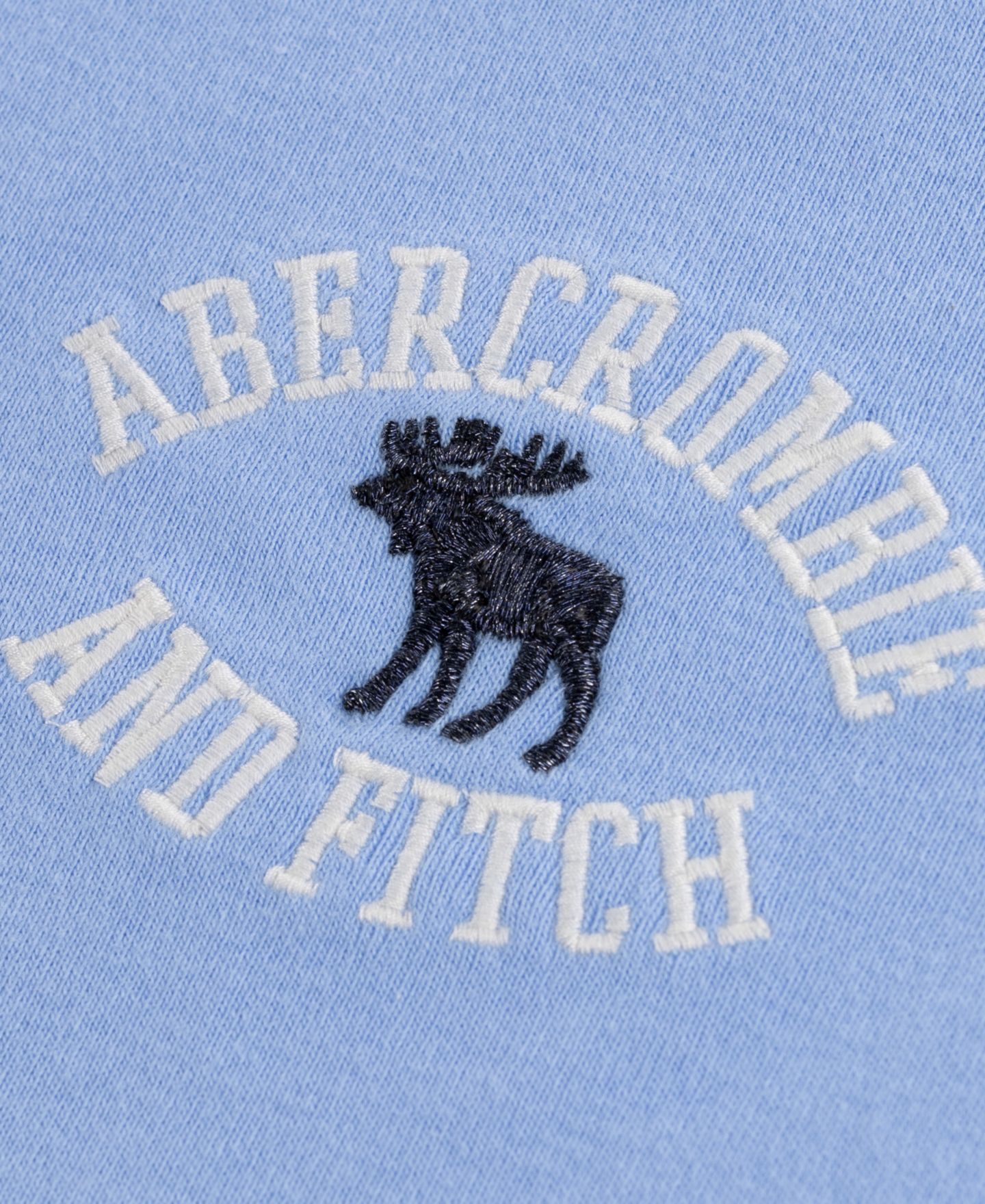 Футболка abercrombie kids Oversized Short-Sleeve T-Shirt для девочек, цвет: Светлый пастельный синий — фото 3