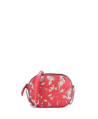 Mini Chain Crossbody Bag Arabesque GG Coated Canvas with Leather
