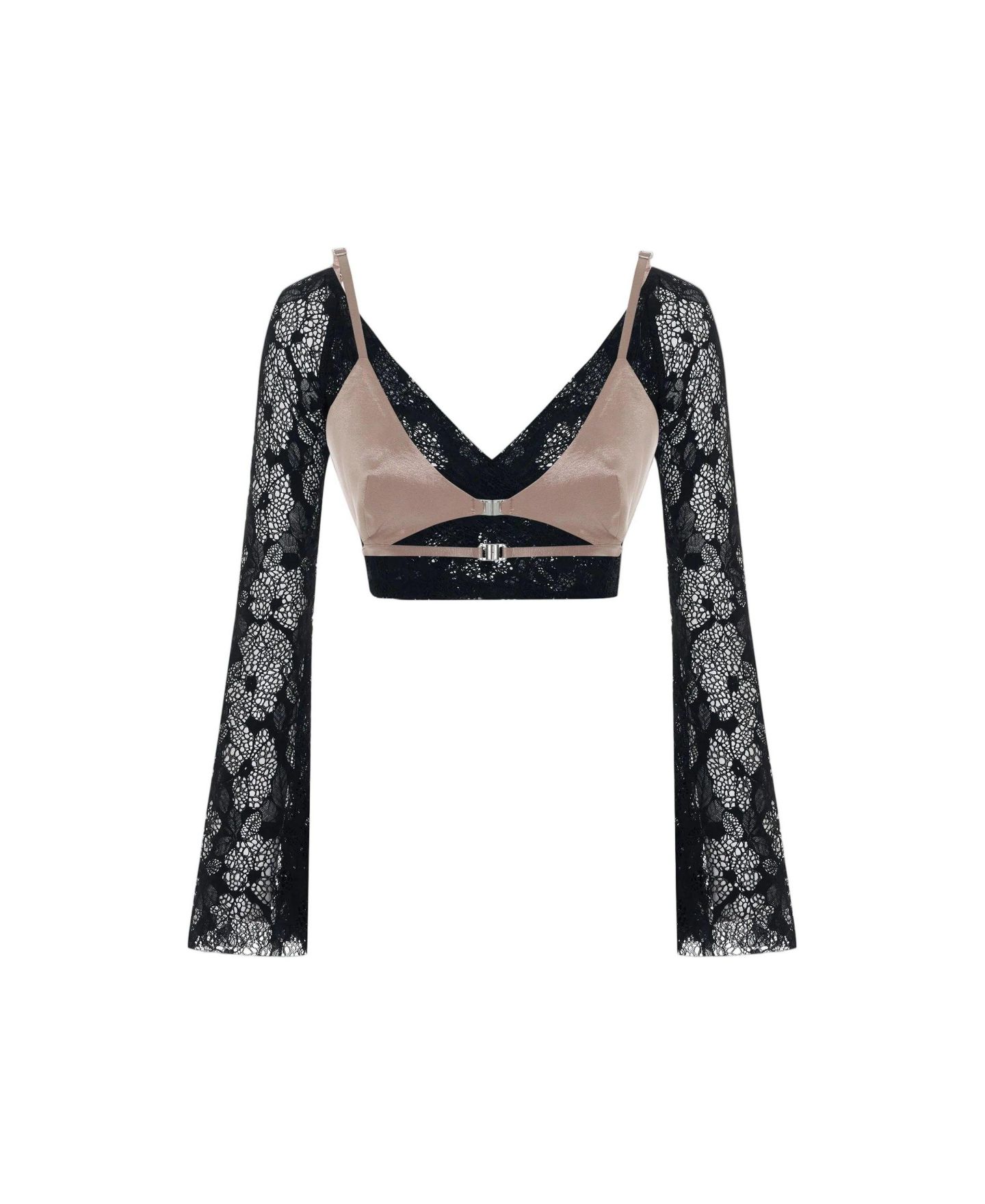 Женский топ PCFG The Party Edit Lace Body with Contrast Bust Panel — фото 7