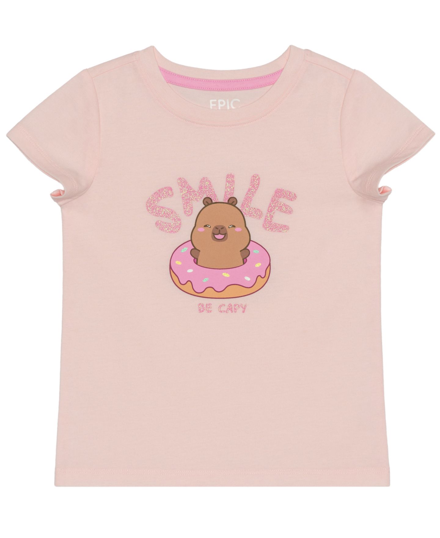 Футболка Epic Threads Smile Short-Sleeve T-Shirt для девочек-малышей, цвет: Розовый — фото 1