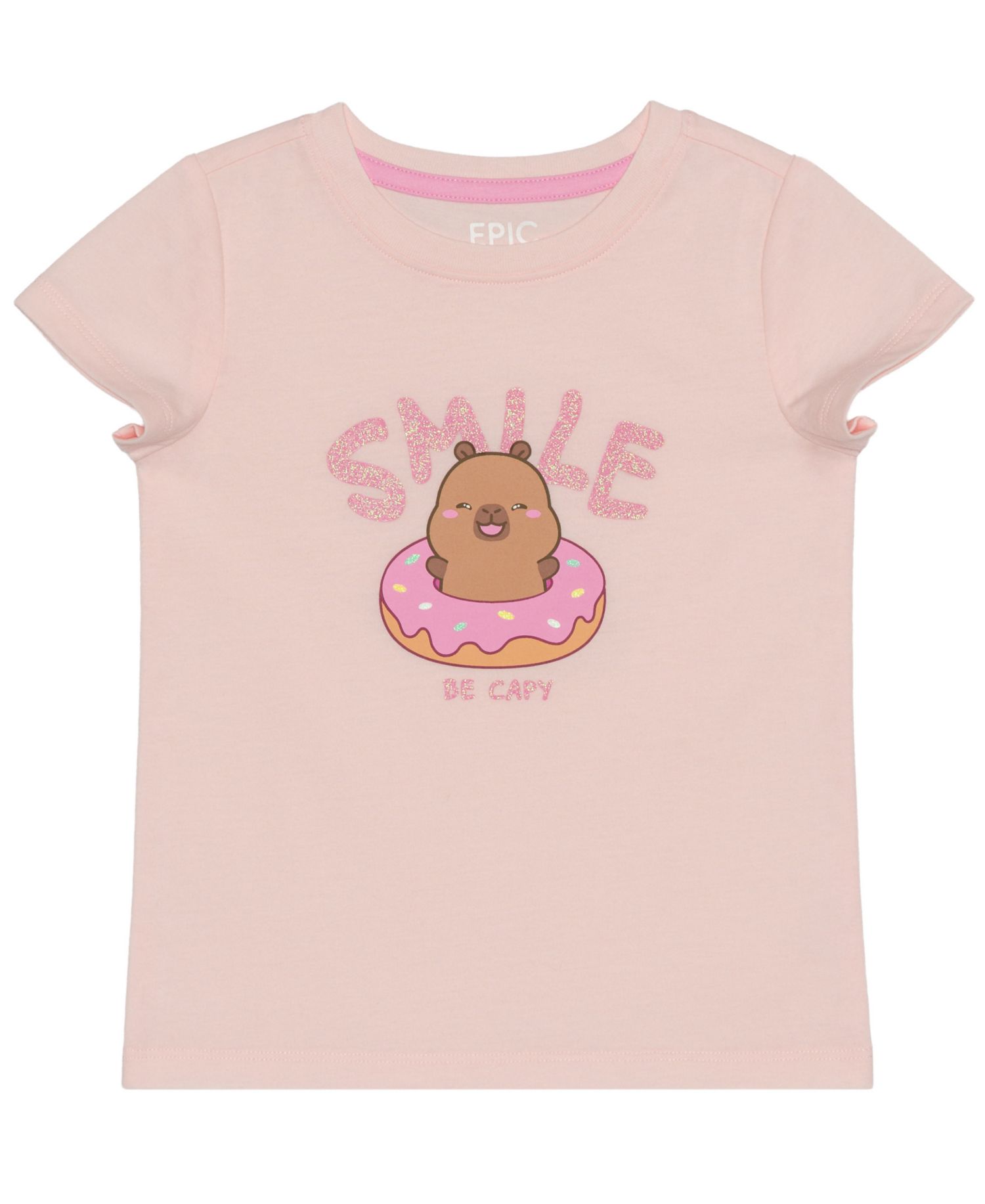 Toddler Girls' 12M-5T Smile Short-Sleeve T-Shirt