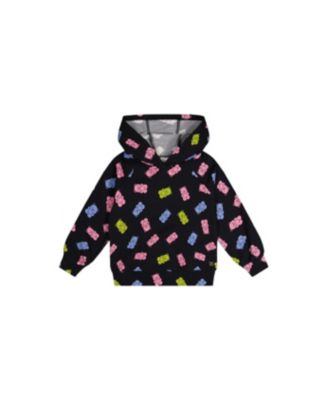 Little and Big Girl 6-12 Printed Hoodie Gummy Bears