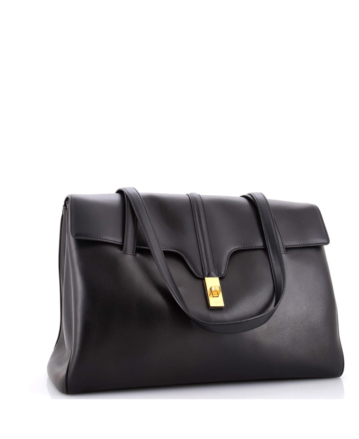 Pre-Owned Celine Large Soft 16 Bag Smooth Calfskin