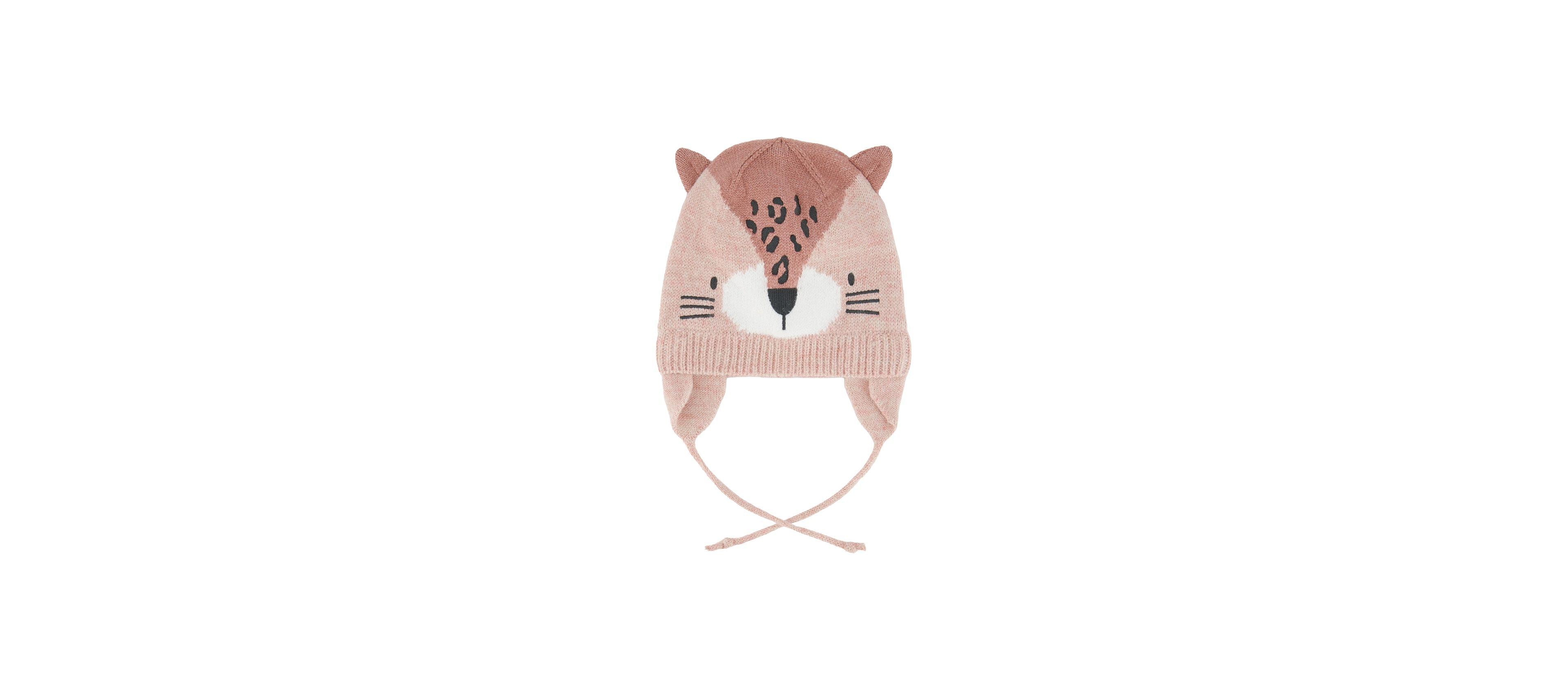 Deux par Baby Girl's (3M-24M) Leopard Winter Knit Hat