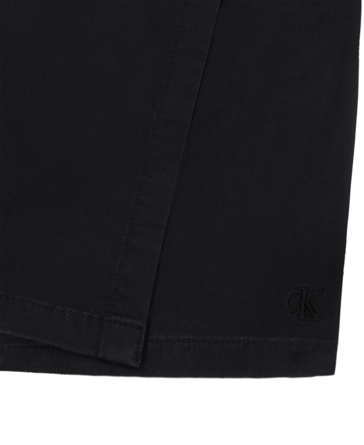 Юбка-шорты Calvin Klein Sateen Skort для девочек, цвет: Чёрный — фото 5
