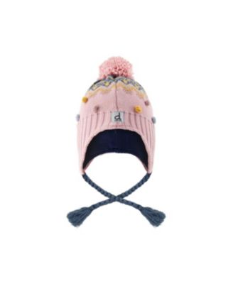 Toddler Girls' (2-4) Winter Peruvian Knit Hat