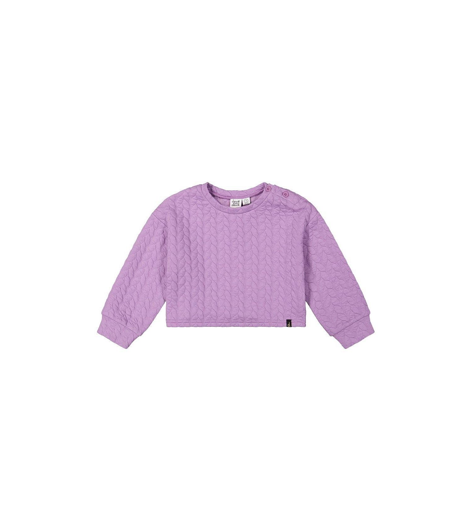Girls' (6–14) Jacquard Sweatshirt