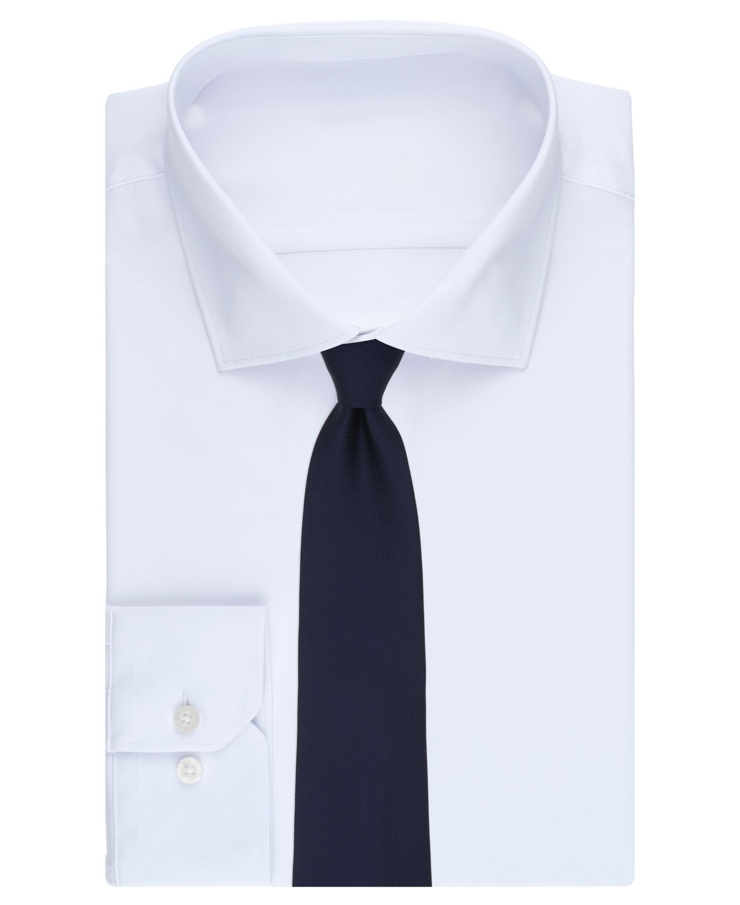 Мужской однотонный классический галстук Brooks Brothers, цвет: Тёмно-синий — фото 3