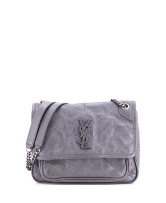 Baby Niki Chain Flap Bag Matelasse Chevron Leather