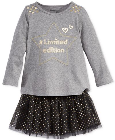 First Impressions Baby Girls' T-Shirt & Tutu Skirt, Only at Macy's