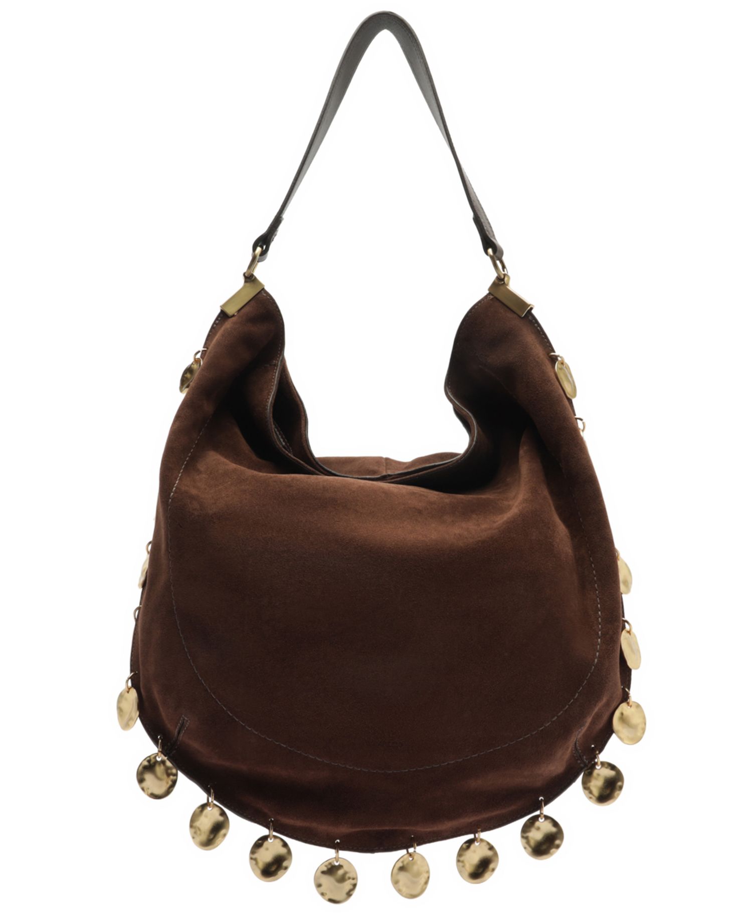 Kira Large Leather Hobo Handbag