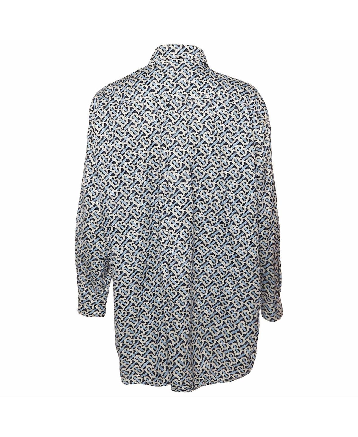 Pre-Owned Burberry Women's Monogram Print Cotton Button Up Shirt view 2 — MAYCSS fashion products