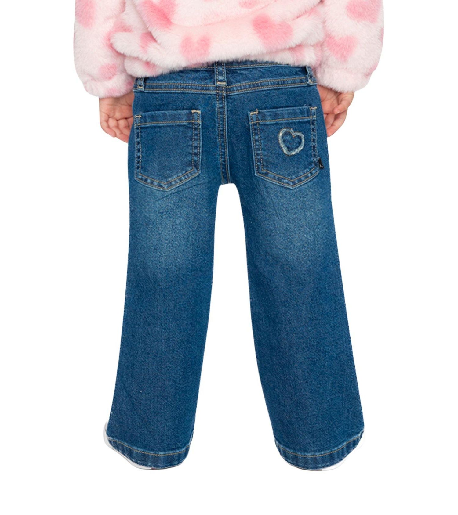 Little and Big Girl (6-8) Boot Leg Jeans