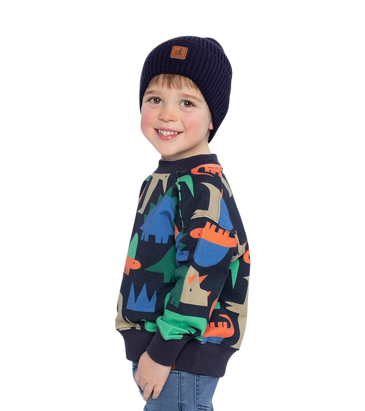 Big Boys (6-12) Fleece Sweatshirt Dinosaur Print