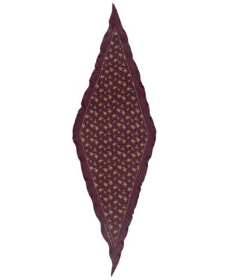 Floral Small Diamond Scarf
