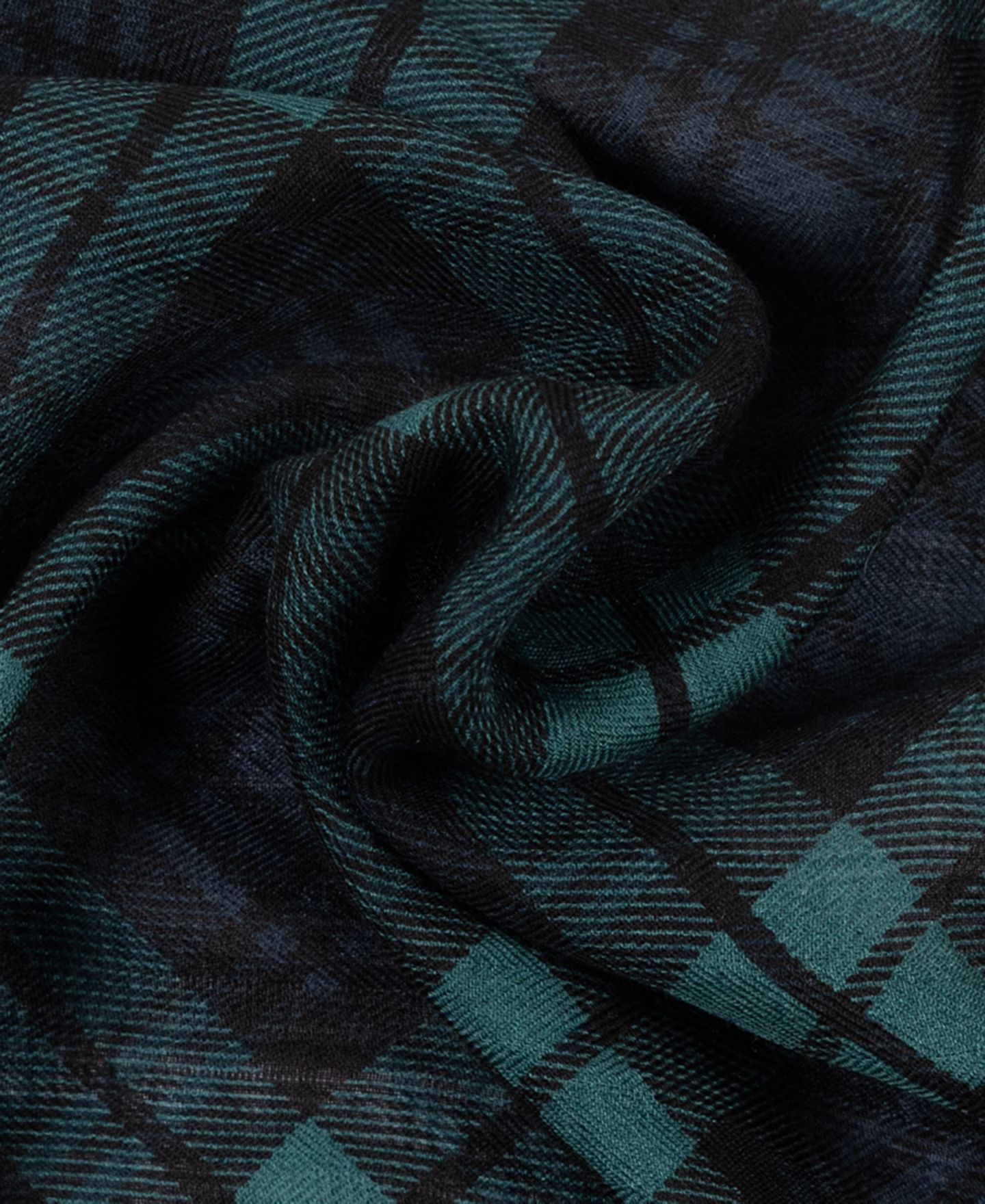 Женский шарф Lauren Ralph Lauren Plaid Animal Small Square, цвет: Blackwatch — фото 3