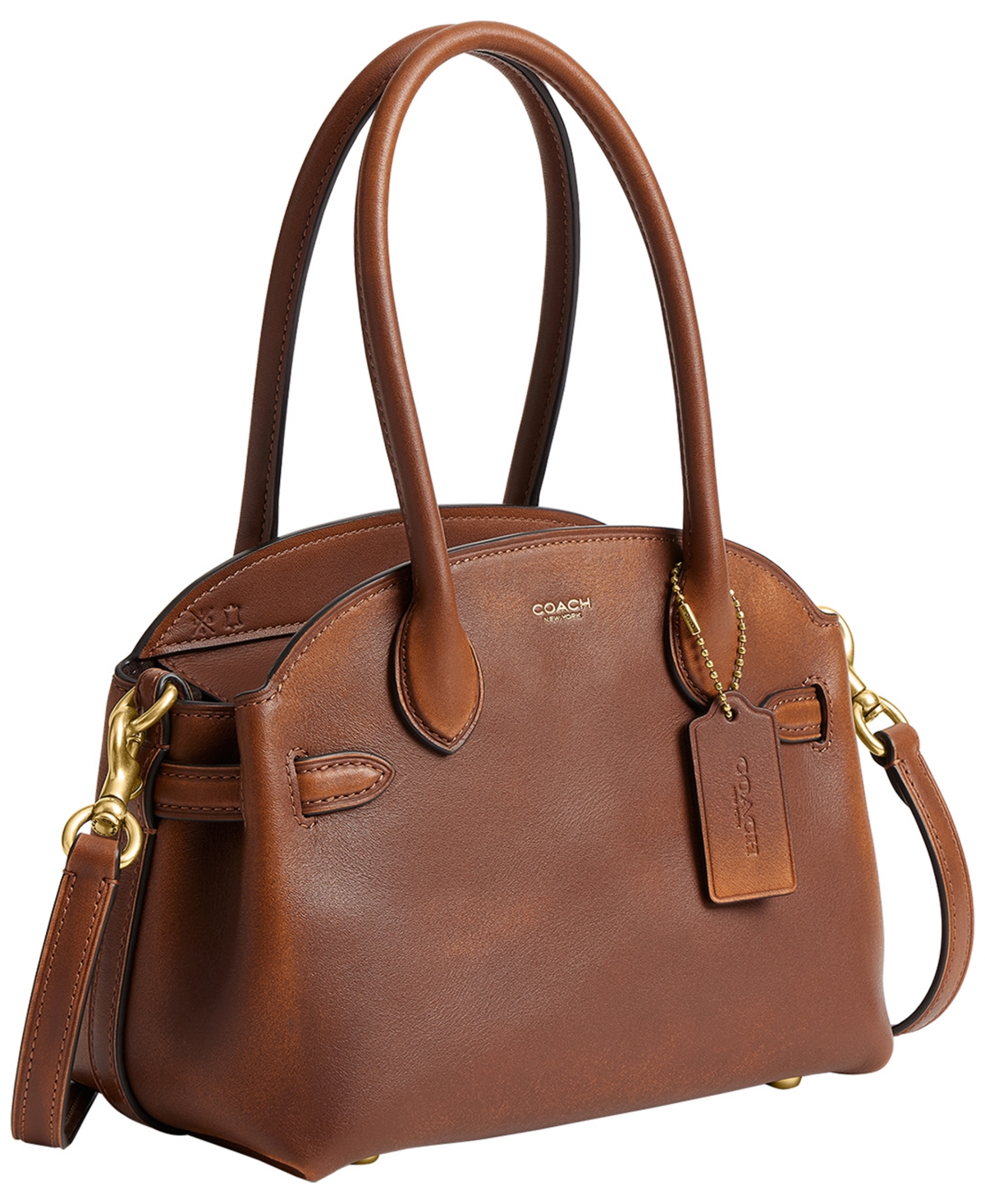Coach Soft Empire Loved Leather Small Carryall Handbag