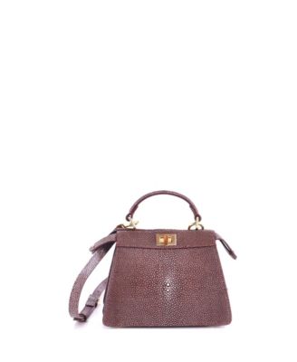 Petite Peekaboo ISeeU Bag Stingray and Leather