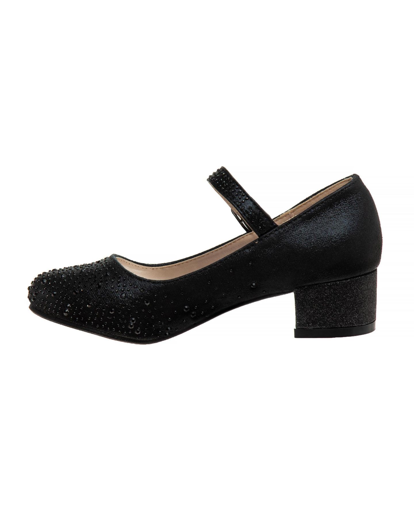 Туфли Badgley Mischka Low-heeled Pumps. для девочек, цвет: Чёрный — фото 3