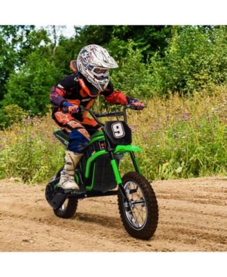 42.9x11.0x20.1 in 24V Kids Electric Ride-On Motorcycle, Remote Control, 350W Motor, Metal Frame, Outdoor Play