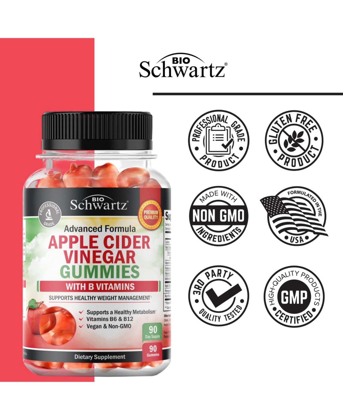 BioSchwartz Apple Cider Vinegar Gummies