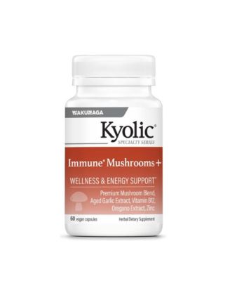 Immune Mushrooms Supplement | Chaga, Cordyceps, Turkey Tail and Aged Garlic Extract for Wellness and Energy Support | 60 Capsules
