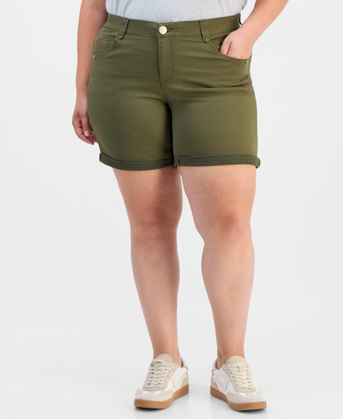 Democracy Trendy Plus AbSolution Mid-Rise Shorts