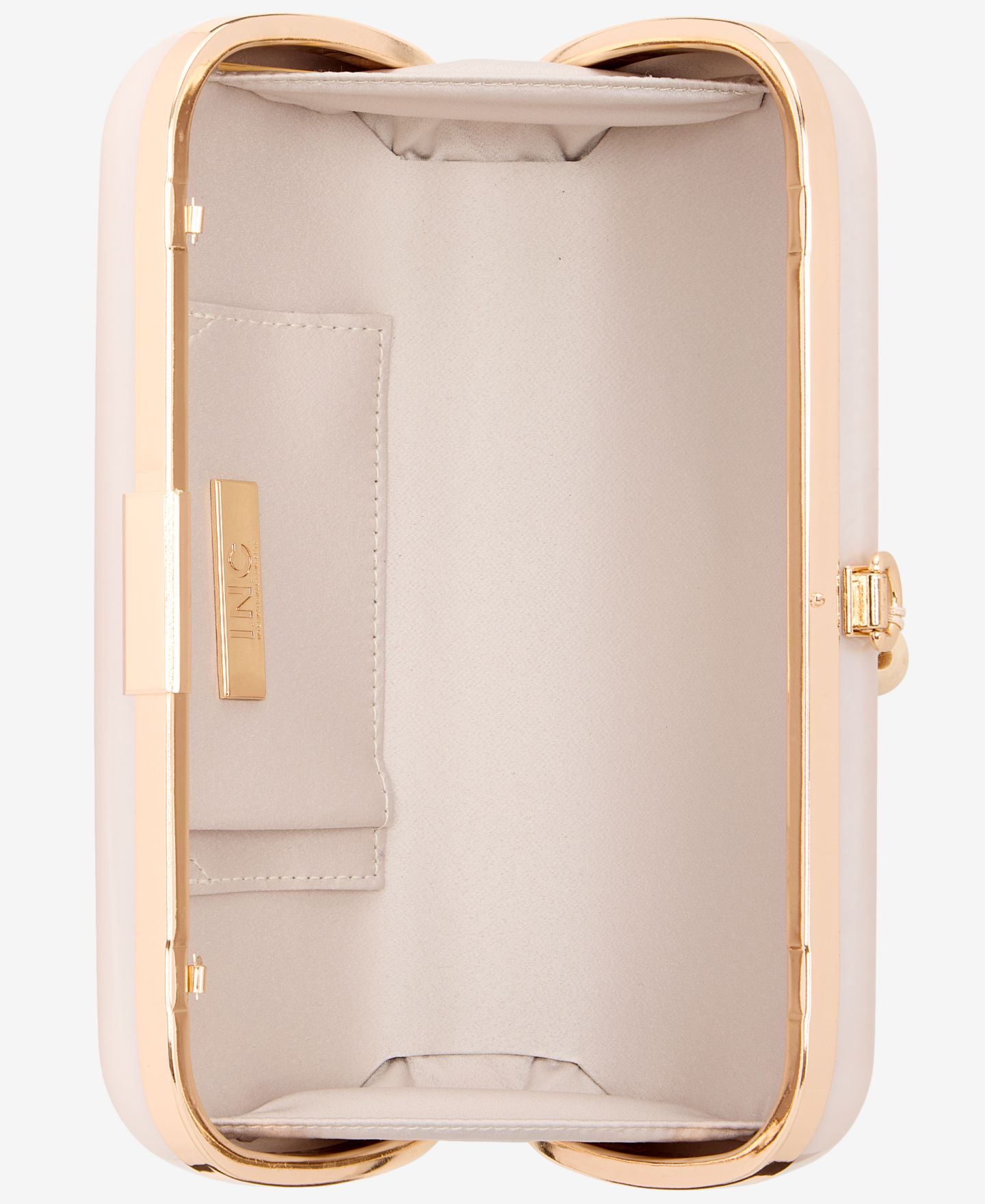Женский клатч I.N.C. International Concepts Tassel-Detail Gold-Tone Clutch Handbag, цвет: Magnolia — фото 4
