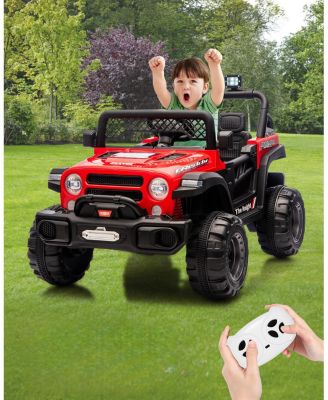 43.3 x 28.3 x 28.3 Inch Kids Electric Ride On Car 12V Battery Powered Car with Remote Control for Outdoor Play