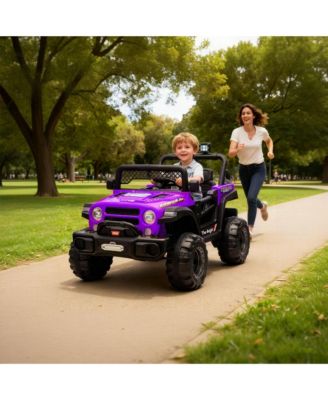 43.3 x 28.3 x 28.3 Inch Kids Electric Ride On Car 12V Battery Powered Car with Remote Control for Outdoor Play