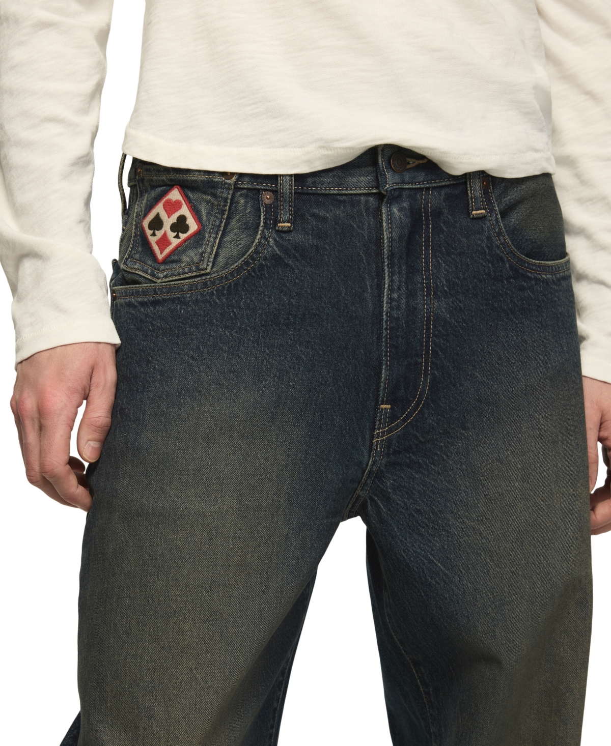 Lucky Brand Men's Rustler 281 Super Baggy Zip-Fly Jeans