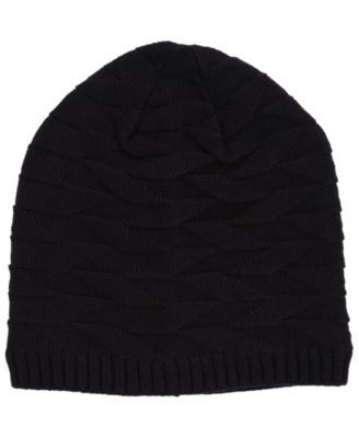 Men's Fleece-Lined Chevron Beanie