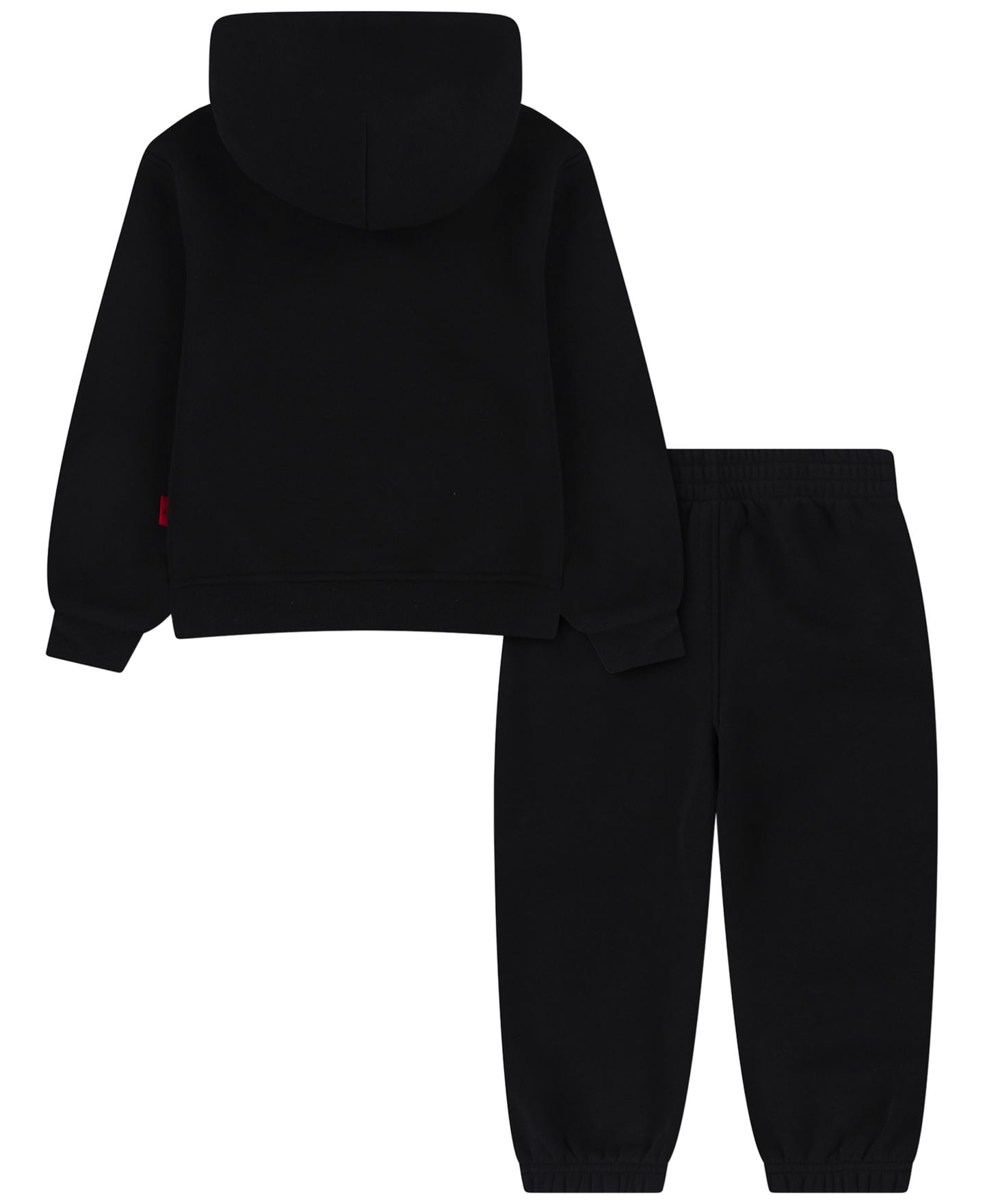 Комплект Jordan Long-Sleeve Hoodie and Pants, 2-Piece Set для мальчиков-малышей, цвет: Чёрный — фото 2