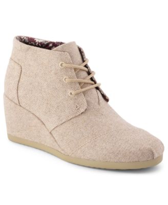 Women's Desert Wedge Plus Lace-Up Booties