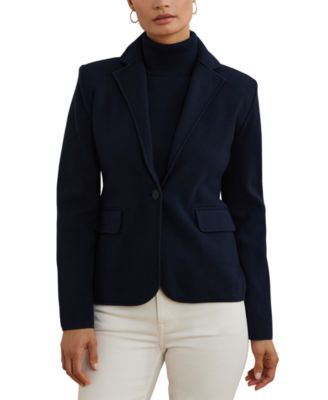 Petite Long-Sleeve Blazer