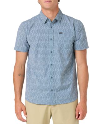 Men's Button-Up Collared Woven Shirt