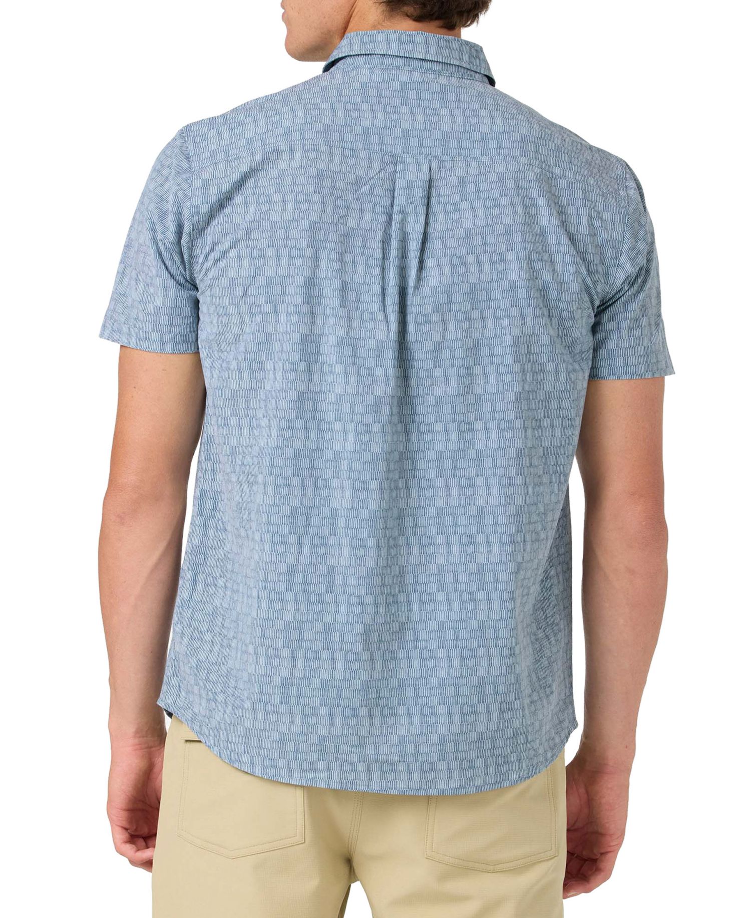 Men's Button-Up Collared Woven Shirt