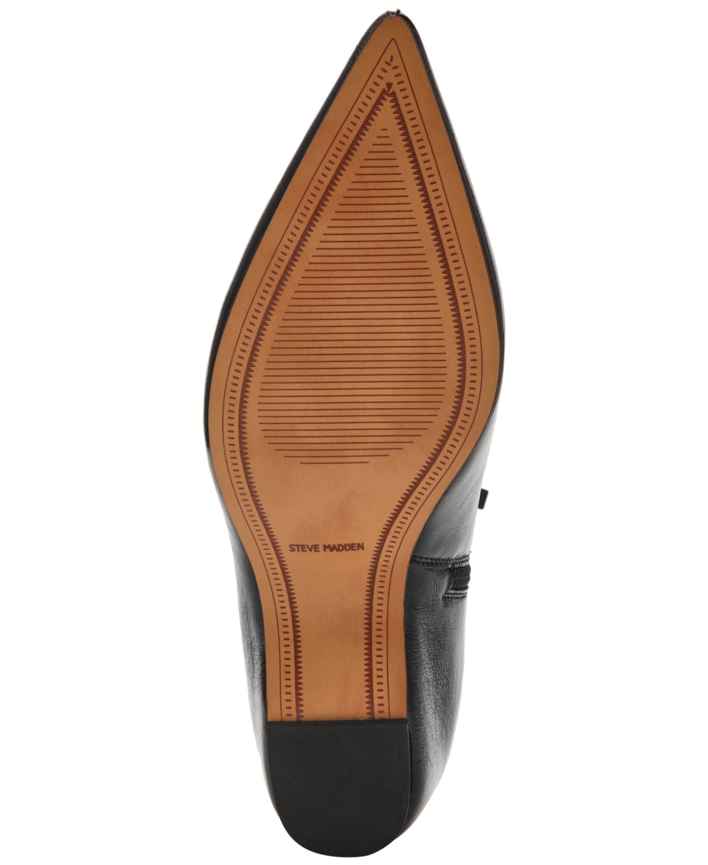 Женские ботинки Steve Madden Karlson Sculpted Wedge Booties, цвет: Чёрный блестящий — фото 5
