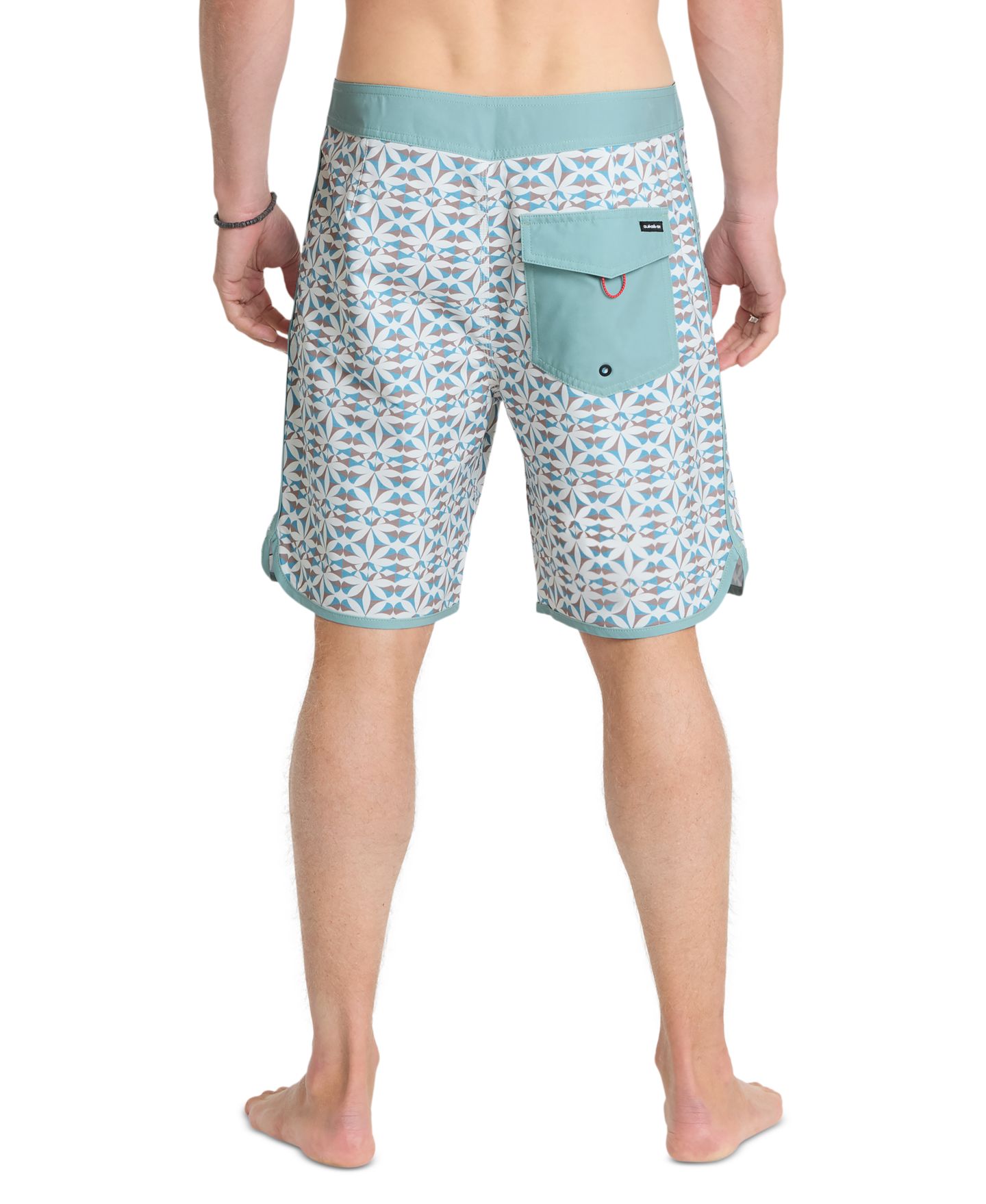 Пляжные шорты Tile для мужчин — Quiksilver, цвет: Peyote — фото 5