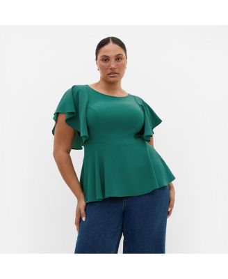 Women's Romantic Mood Peplum Top